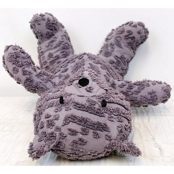 VTG Handmade 19" Purple Chenille Sitting Teddy Bear Plush Stuffed Animal Toy - Picture 10 of 14